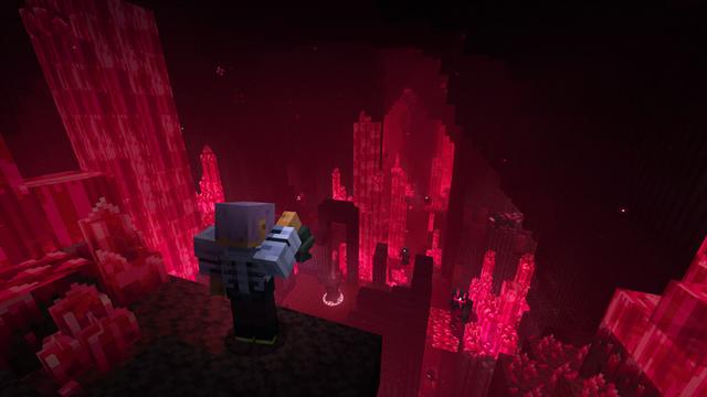 Screenshot of the Minecraft Bedrock Marketplace product Abyss Dimension created by Cyclone.