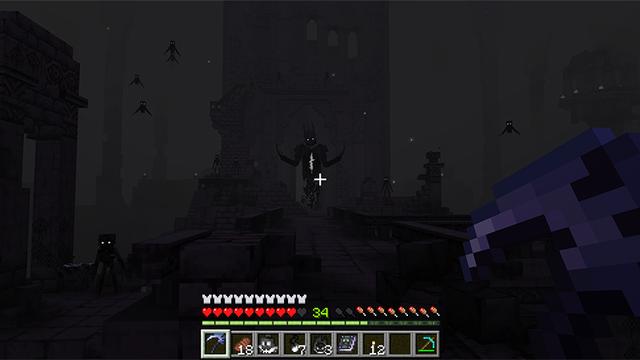 Screenshot of the Minecraft Bedrock Marketplace product Abyss Dimension created by Cyclone.