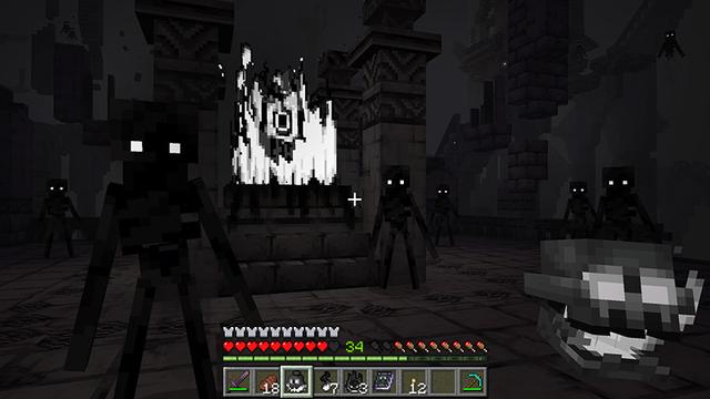 Screenshot of the Minecraft Bedrock Marketplace product Abyss Dimension created by Cyclone.