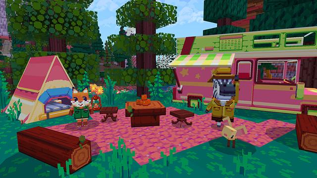 Screenshot of the Minecraft Bedrock Marketplace product Animal Camp created by Cyclone.
