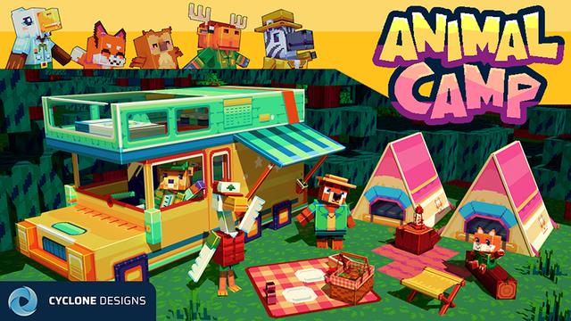 Thumbnail of the Minecraft Bedrock Marketplace product Animal Camp created by Cyclone.