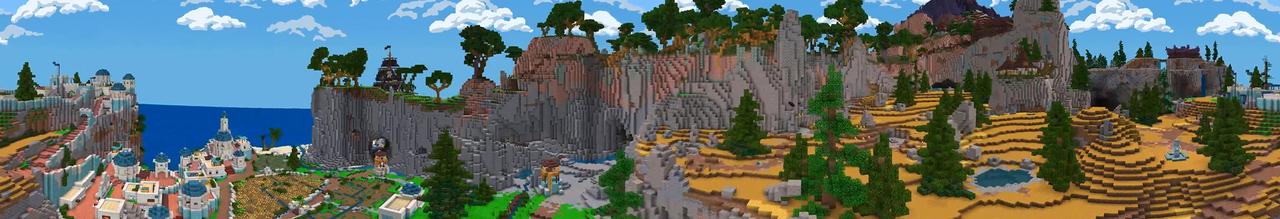 Panorama of the Minecraft Bedrock Marketplace product Animal Kingdom Mash-Up created by Cyclone.