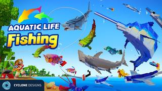 Thumbnail of the Minecraft Bedrock Marketplace product Aquatic Life: Fishing created by Cyclone.