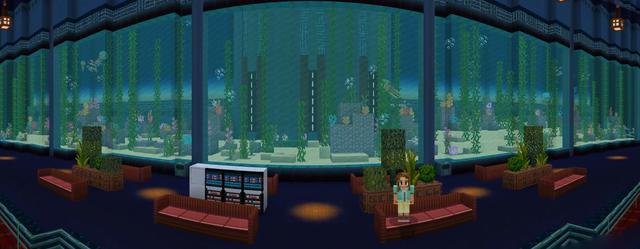 Panorama of the Minecraft Bedrock Marketplace product Aquatic Life created by Cyclone.