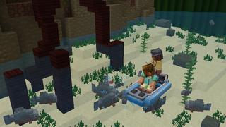 Screenshot of the Minecraft Bedrock Marketplace product Aquatic Life created by Cyclone.