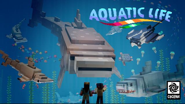Thumbnail of the Minecraft Bedrock Marketplace product Aquatic Life created by Cyclone.
