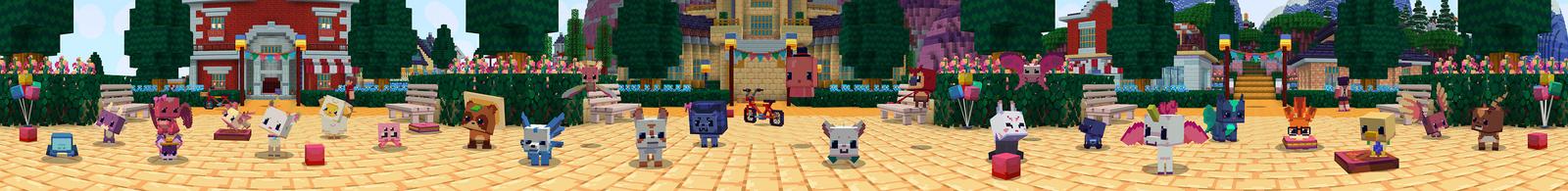 Panorama of the Minecraft Bedrock Marketplace product Cute Pets created by Cyclone.