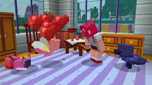 Screenshot of the Minecraft Bedrock Marketplace product Cute Pets created by Cyclone.