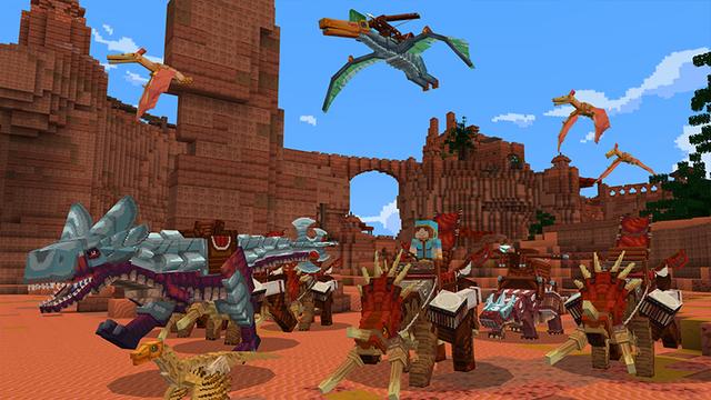 Screenshot of the Minecraft Bedrock Marketplace product Dinosaur Expansion created by Cyclone.