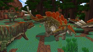 Screenshot of the Minecraft Bedrock Marketplace product Dinosaur Expansion created by Cyclone.