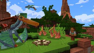 Screenshot of the Minecraft Bedrock Marketplace product Dinosaur Expansion created by Cyclone.