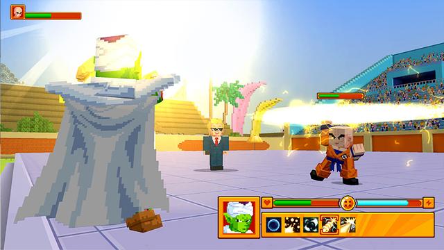 Screenshot of the Minecraft Bedrock Marketplace product Dragon Ball Z created by Cyclone.