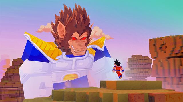 Screenshot of the Minecraft Bedrock Marketplace product Dragon Ball Z created by Cyclone.