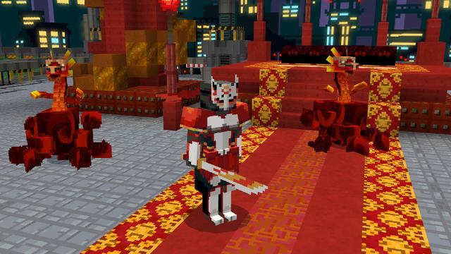 Screenshot of the Minecraft Bedrock Marketplace product Dragon City created by Cyclone.