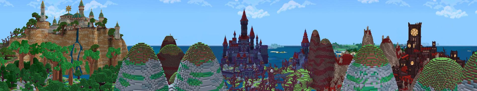 Panorama of the Minecraft Bedrock Marketplace product Heroes of Magic created by Cyclone.