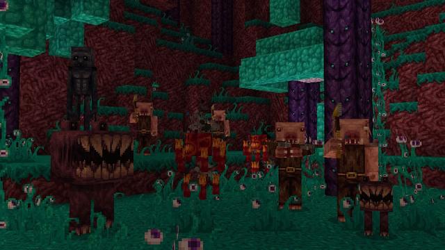 Screenshot of the Minecraft Bedrock Marketplace product Horror Texture Pack created by Cyclone.