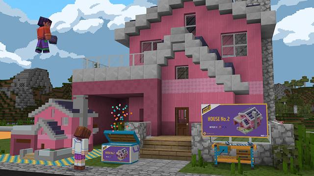 Screenshot of the Minecraft Bedrock Marketplace product How to Build: Town created by Cyclone.