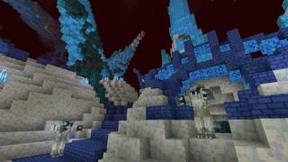 Screenshot of the Minecraft Bedrock Marketplace product Ice Nether created by Cyclone.