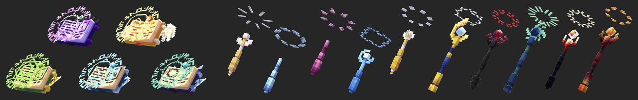 Panorama of the Minecraft Bedrock Marketplace product Magic Spells created by Cyclone.