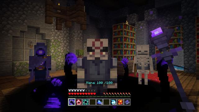 Screenshot of the Minecraft Bedrock Marketplace product Magic Spells created by Cyclone.