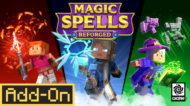 Thumbnail of the Minecraft Bedrock Marketplace product Magic Spells Add-On created by Cyclone.