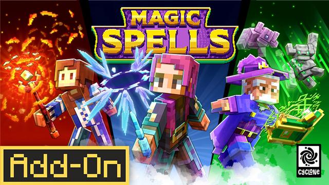 Thumbnail of the Minecraft Bedrock Marketplace product Magic Spells created by Cyclone.