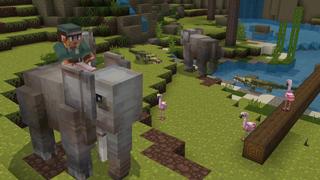 Screenshot of the Minecraft Bedrock Marketplace product Mine Zoo created by Cyclone.