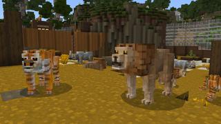Screenshot of the Minecraft Bedrock Marketplace product Mine Zoo created by Cyclone.