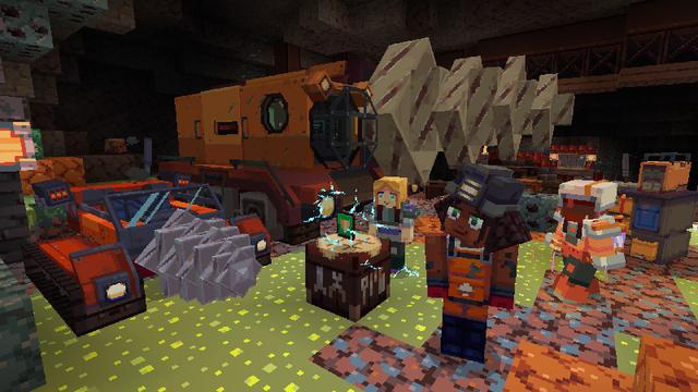 Screenshot of the Minecraft Bedrock Marketplace product Mining Expansion created by Cyclone.