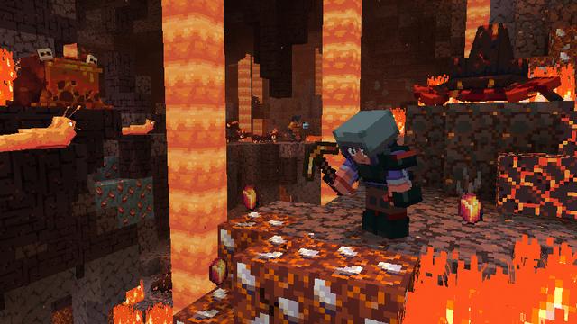 Screenshot of the Minecraft Bedrock Marketplace product Mining Expansion created by Cyclone.