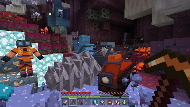 Screenshot of the Minecraft Bedrock Marketplace product Mining Expansion created by Cyclone.