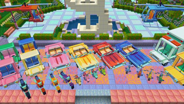Screenshot of the Minecraft Bedrock Marketplace product MOB CITY Mash-up created by Cyclone.
