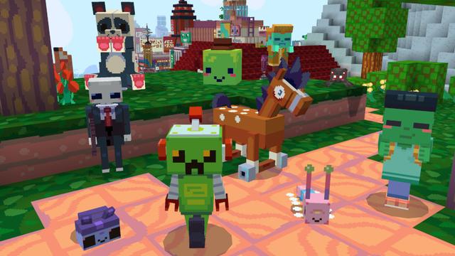 Screenshot of the Minecraft Bedrock Marketplace product MOB CITY Mash-up created by Cyclone.
