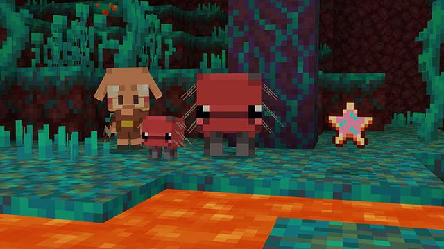 Screenshot of the Minecraft Bedrock Marketplace product Mob Pets Add-On created by Cyclone.