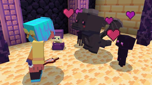 Screenshot of the Minecraft Bedrock Marketplace product Mob Pets created by Cyclone.