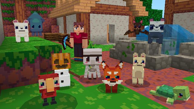 Screenshot of the Minecraft Bedrock Marketplace product Mob Pets created by Cyclone.