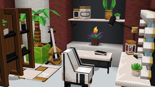 Screenshot of the Minecraft Bedrock Marketplace product Modern Furniture created by Cyclone.
