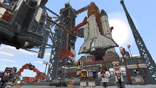 Screenshot of the Minecraft Bedrock Marketplace product Monsters and Robots Mash-Up created by Cyclone.