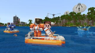 Screenshot of the Minecraft Bedrock Marketplace product Monsters and Robots Mash-Up created by Cyclone.