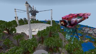 Screenshot of the Minecraft Bedrock Marketplace product Monsters and Robots Mash-Up created by Cyclone.