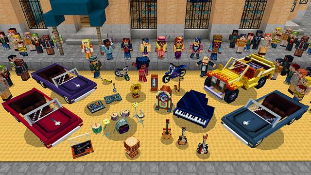 Screenshot of the Minecraft Bedrock Marketplace product Music Band Maker created by Cyclone.