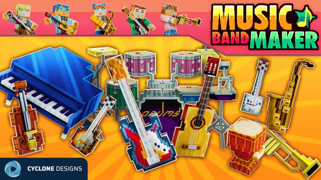 Thumbnail of the Minecraft Bedrock Marketplace product Music Band Maker created by Cyclone.