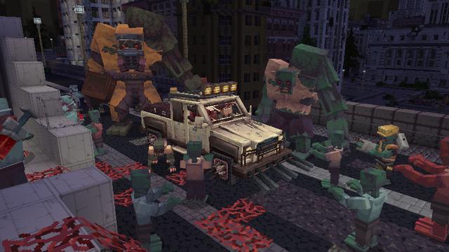 Screenshot of the Minecraft Bedrock Marketplace product Mutant Zombies created by Cyclone.