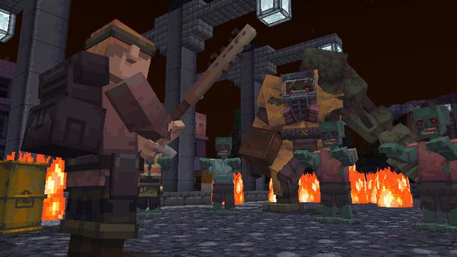 Screenshot of the Minecraft Bedrock Marketplace product Mutant Zombies created by Cyclone.