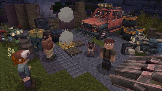 Screenshot of the Minecraft Bedrock Marketplace product Mutant Zombies created by Cyclone.
