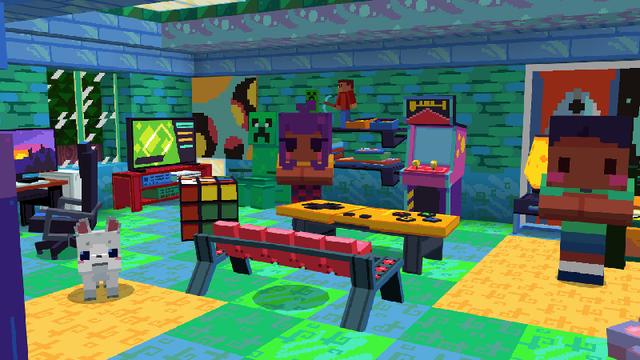 Screenshot of the Minecraft Bedrock Marketplace product My Town created by Cyclone.