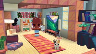 Screenshot of the Minecraft Bedrock Marketplace product My Town created by Cyclone.