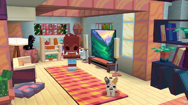 Screenshot of the Minecraft Bedrock Marketplace product My Town created by Cyclone.