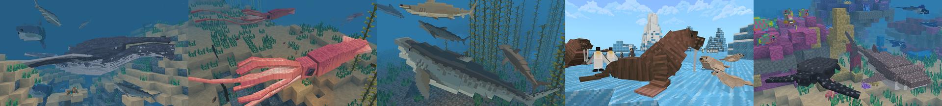 Panorama of the Minecraft Bedrock Marketplace product Ocean Expansion created by Cyclone.