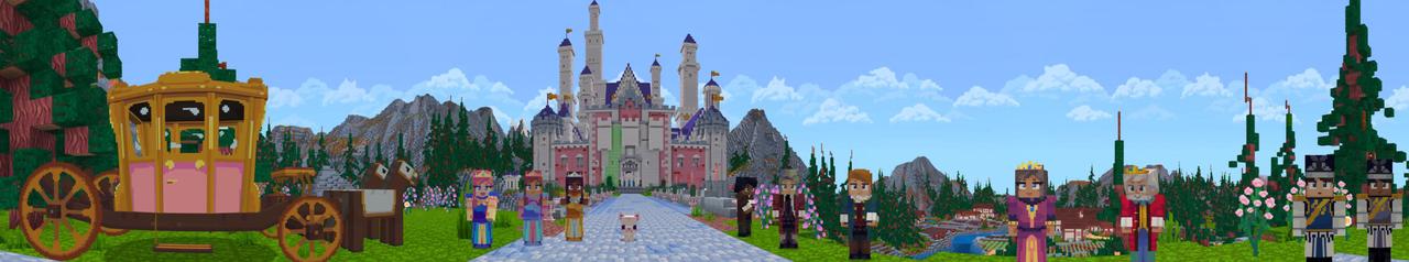 Panorama of the Minecraft Bedrock Marketplace product Palace Furniture created by Cyclone.